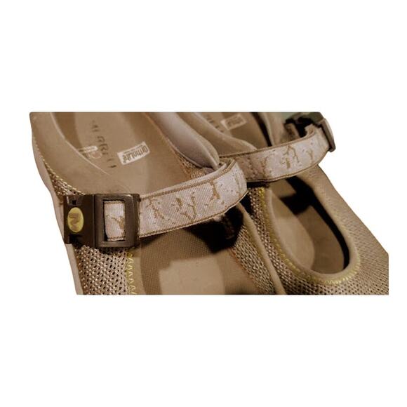 Merrell Ortho Lite Air Cushion Mary Jane Shoes, Beige, Size 7.5 - Picture 3 of 5